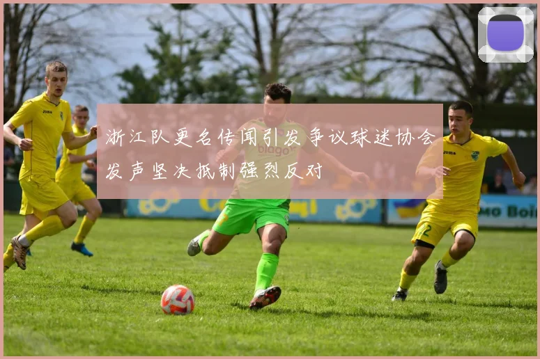 浙江队更名传闻引发争议球迷协会发声坚决抵制强烈反对